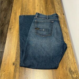 Ariat Jeans Men's Size 38x32 M4 Rebar Relaxed Boot Cut Denim Blue Jeans